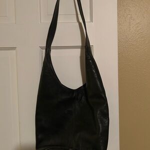Chico's Classic Black Hobo Bag